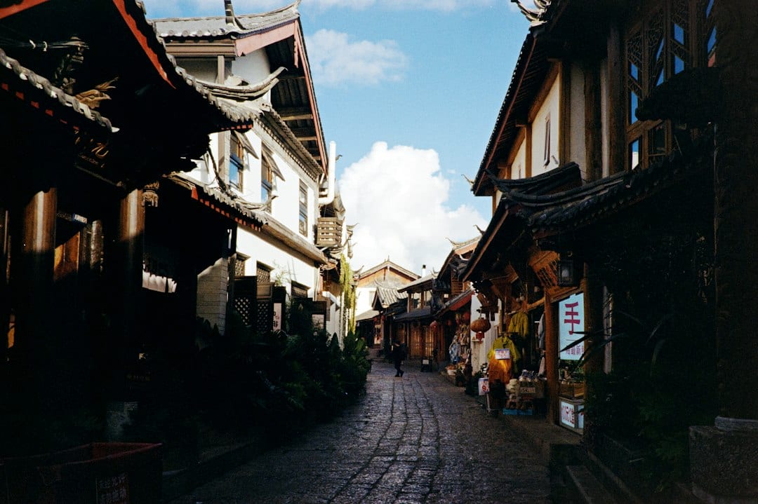 Qingyan Ancient Town traditional stone street