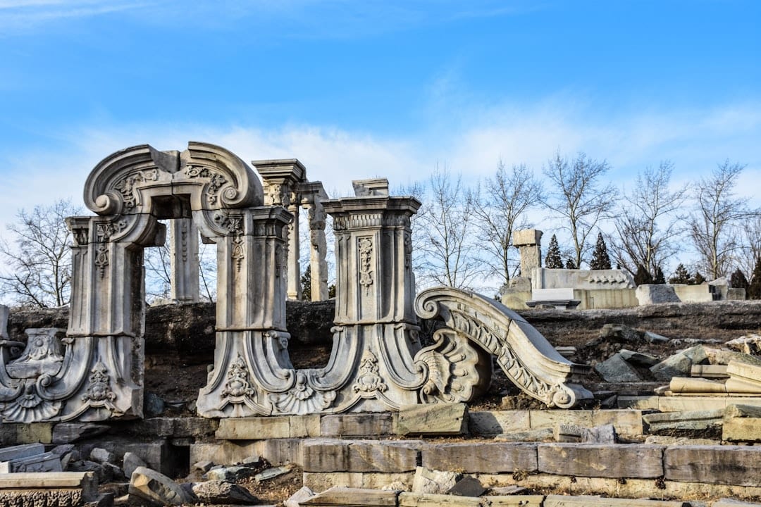 Old Summer Palace historic stone ruins
