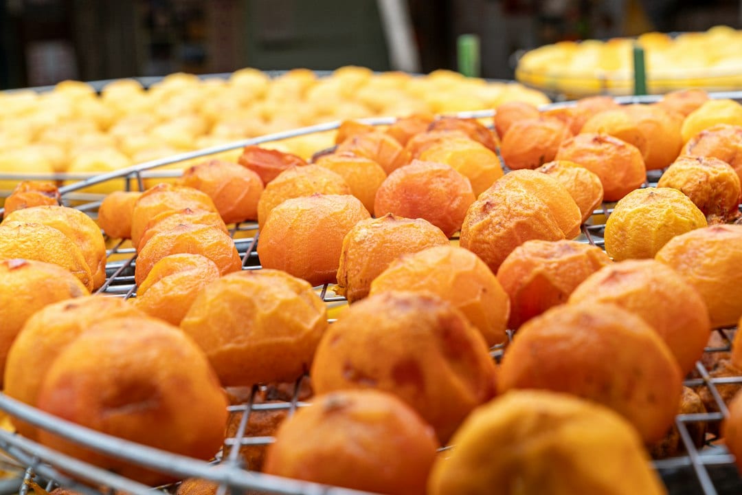 Traditional Chinese persimmon cake