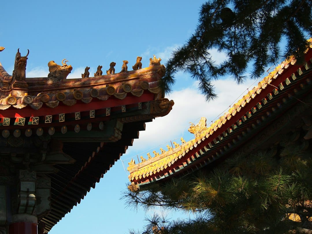 Ornate temple rooftop architecture in Chaoshan