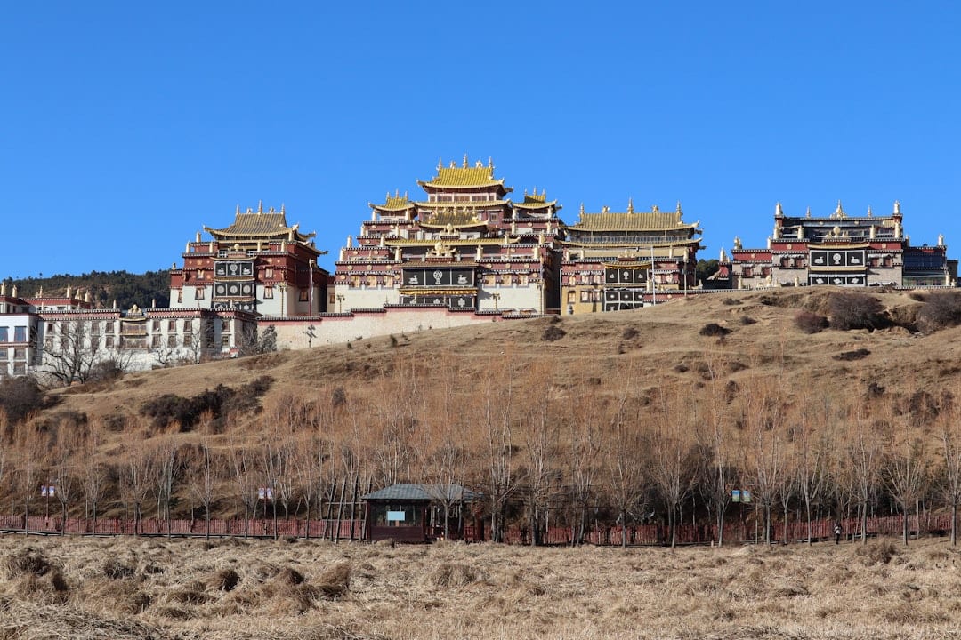 Songzanlin Monastery on the hilltop