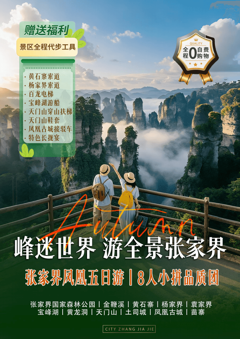 Zhangjiajie Avatar Mountains misty peaks panorama