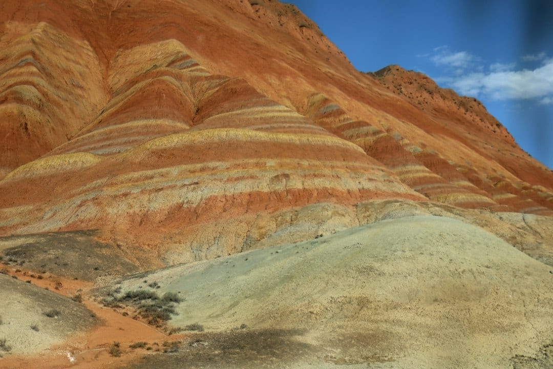 Zhangye Danxia colorful striped hills